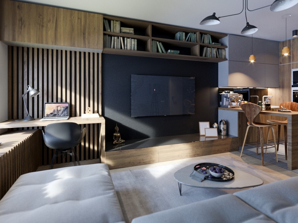 Дизайн-проект 1 комнатной квартиры