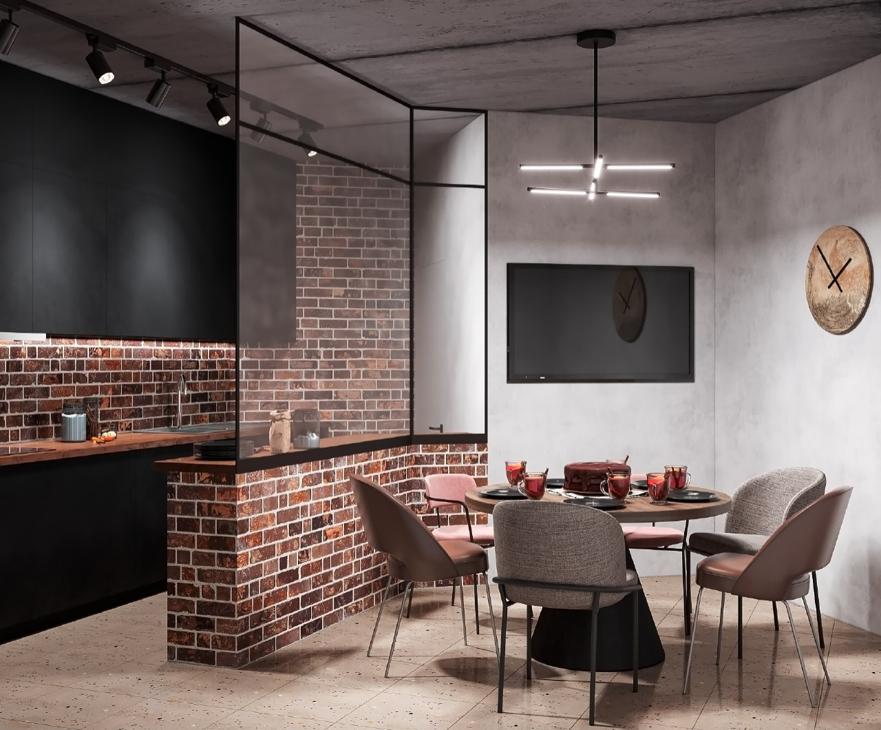 Кухня для руководителей в офисе