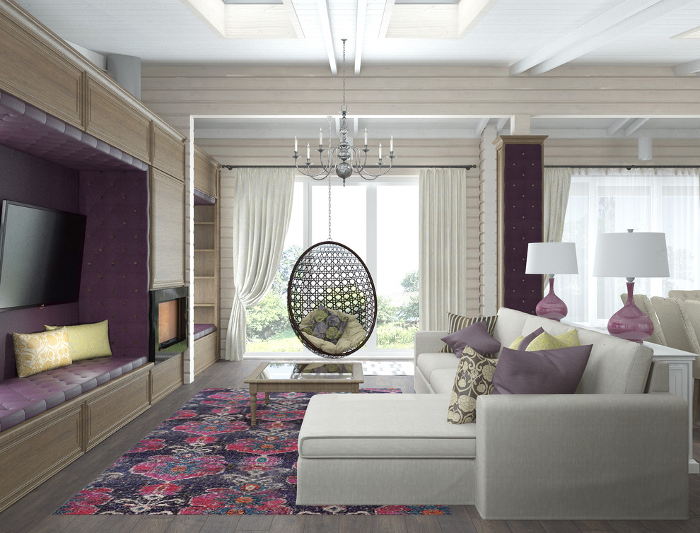 Гостиная в загородном доме