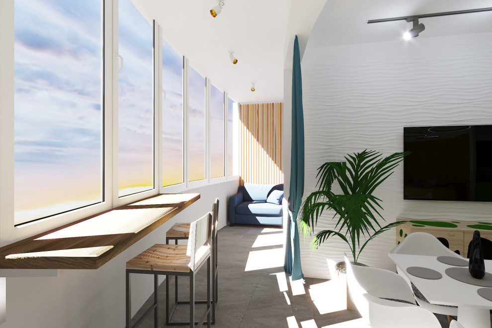 Тропический интерьер в Сочи