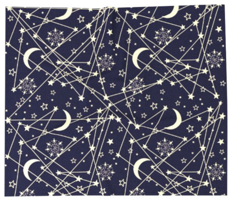 Blue Space Throw Blanket, Twin