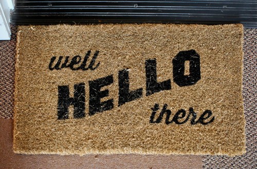 personalized doormat Life is full of choices choose wisely doormat home decor welcome mat