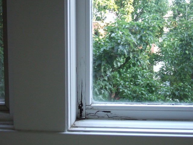 Fixed Window Frame Rotted - and on 3rd Floor