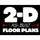 2-D As-Built Floor Plans