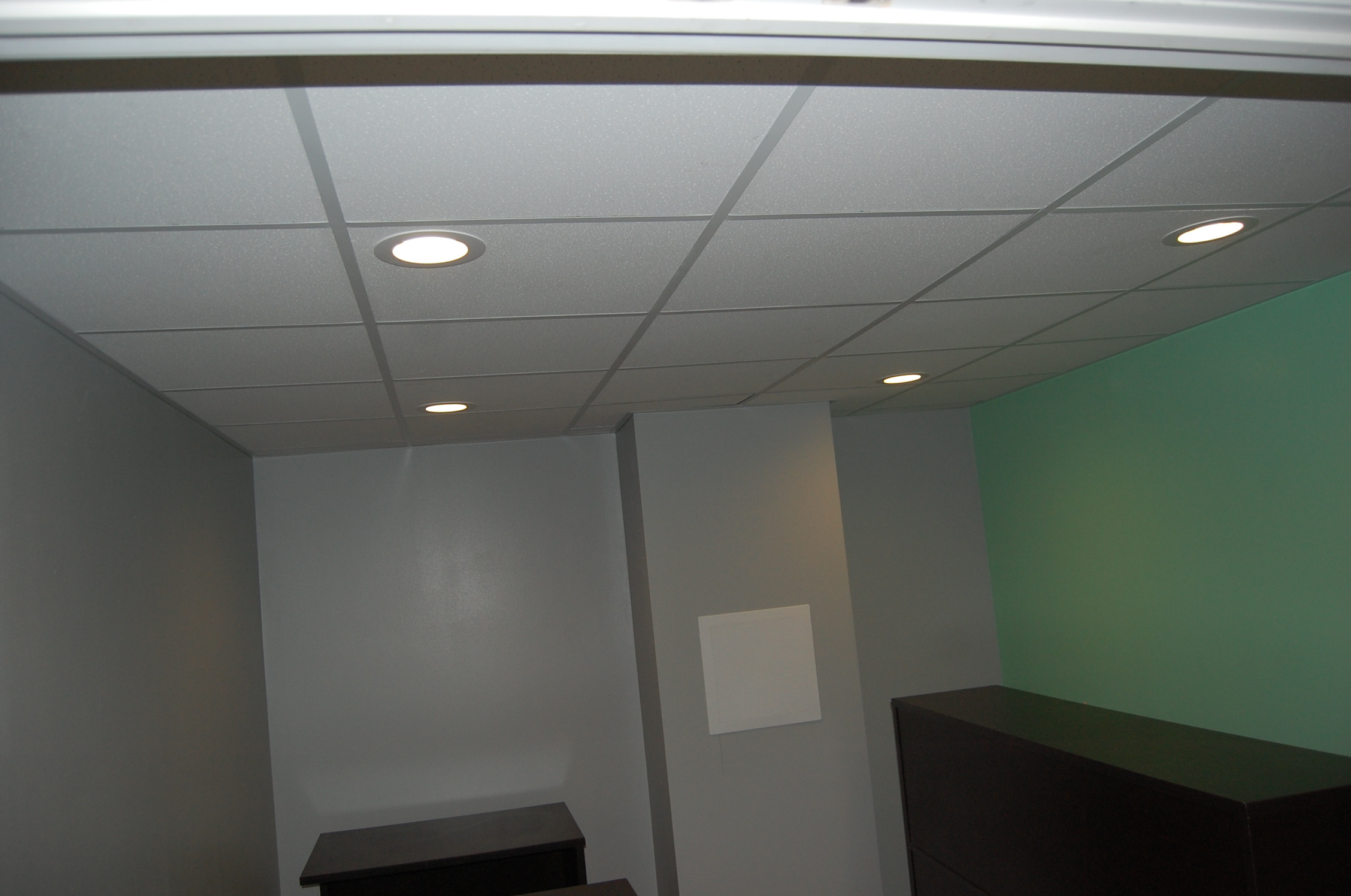 Basement office and work out area