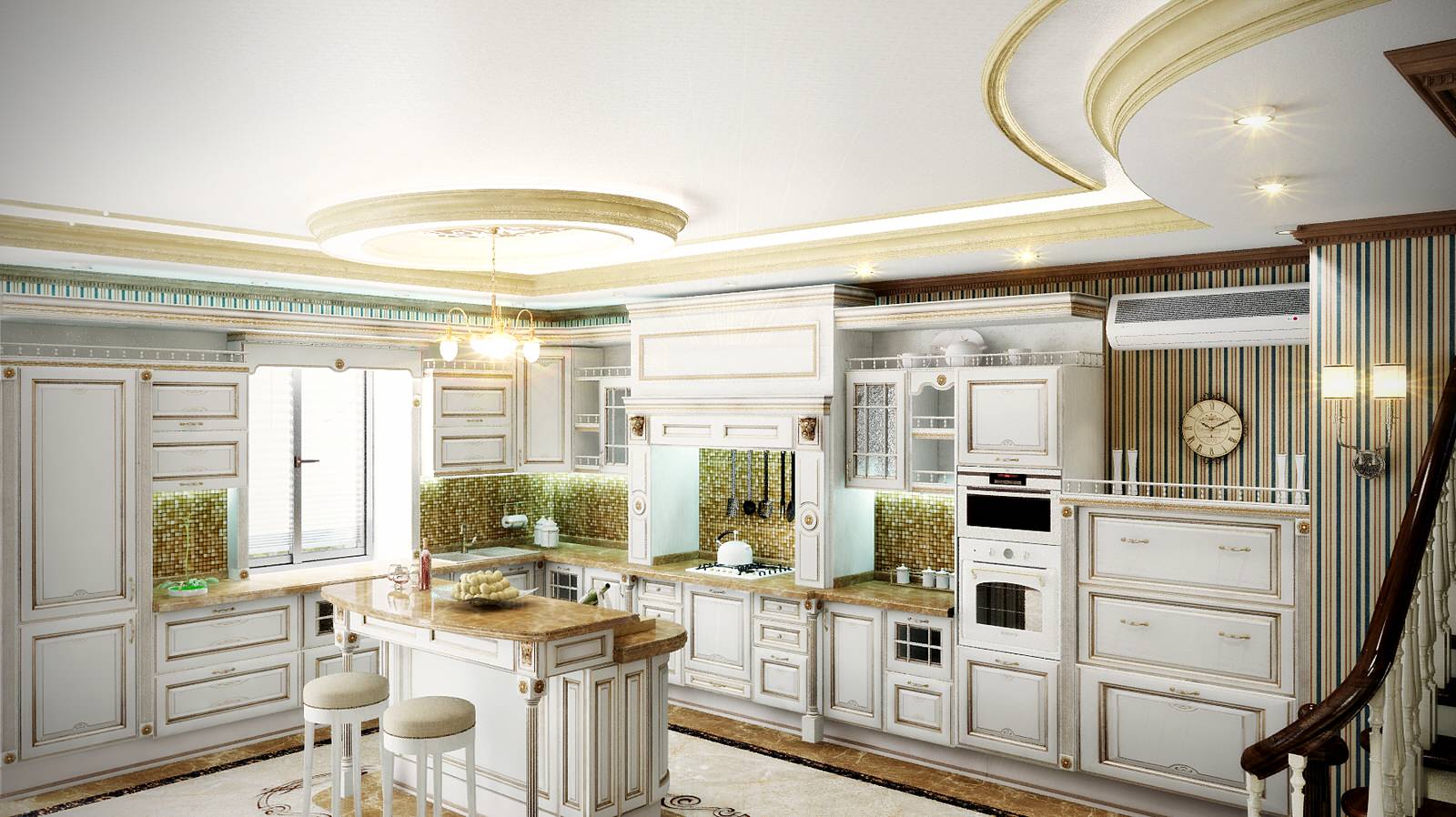 Дизайн интерьера коттеджа в Казани