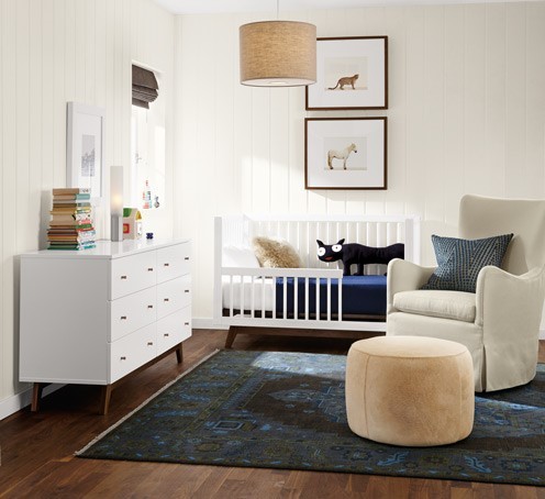 Modern nursery in Minneapolis.