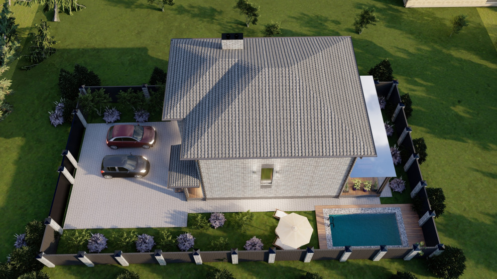 Проект двухэтажного дома 160 квм