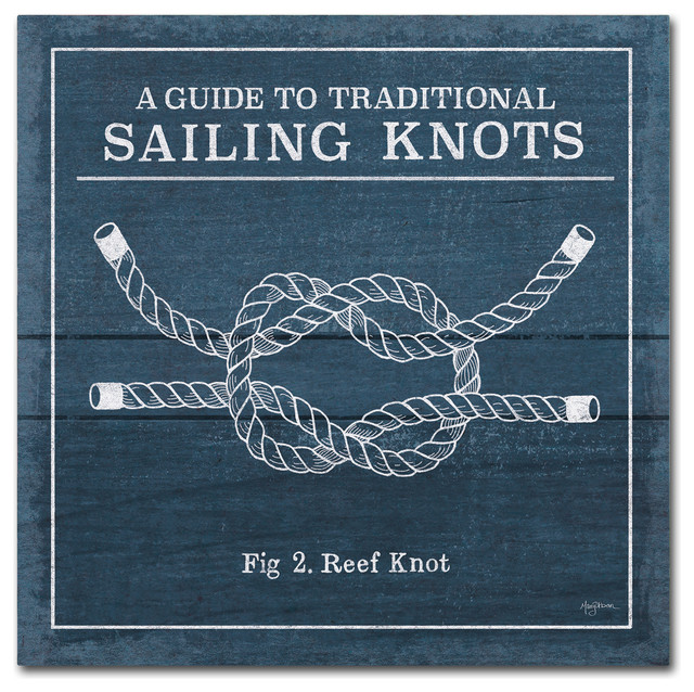 Mary Urban 'Vintage Sailing Knots III' Canvas Art, 24x24