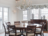 Transitional Dining Room by White Horse Design