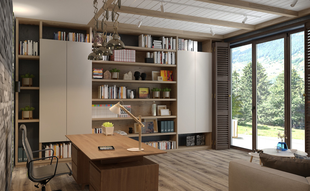 Частный дом с деревянного сруба