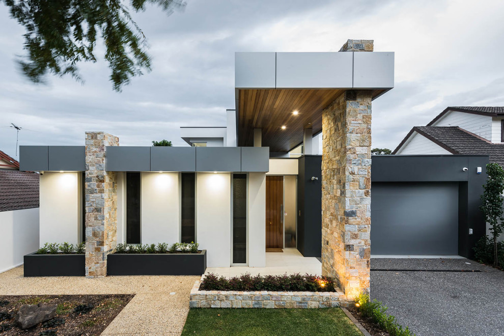 Photo of a contemporary exterior in Adelaide.