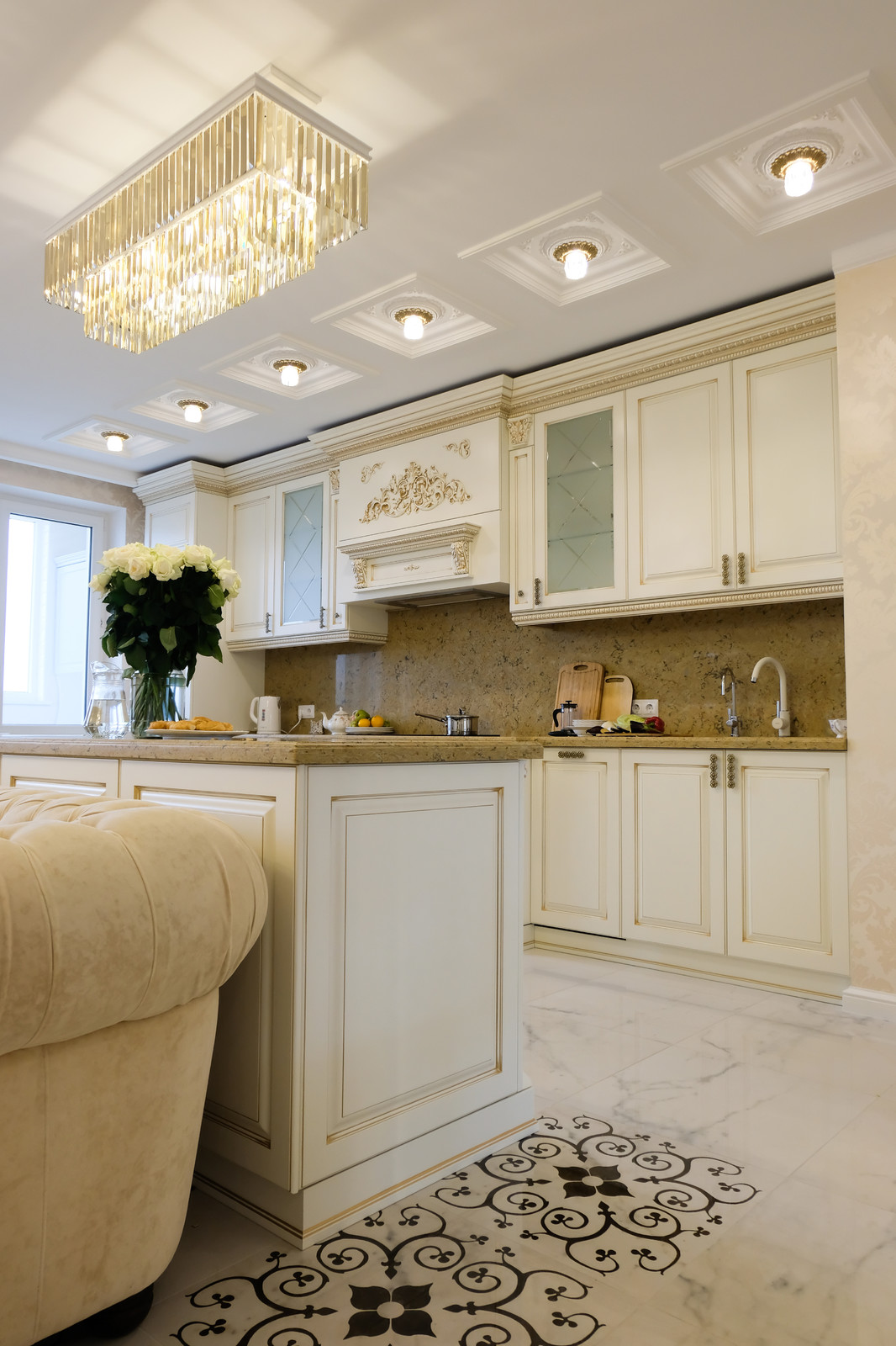 Традиционная итальянская классика в большой квартире