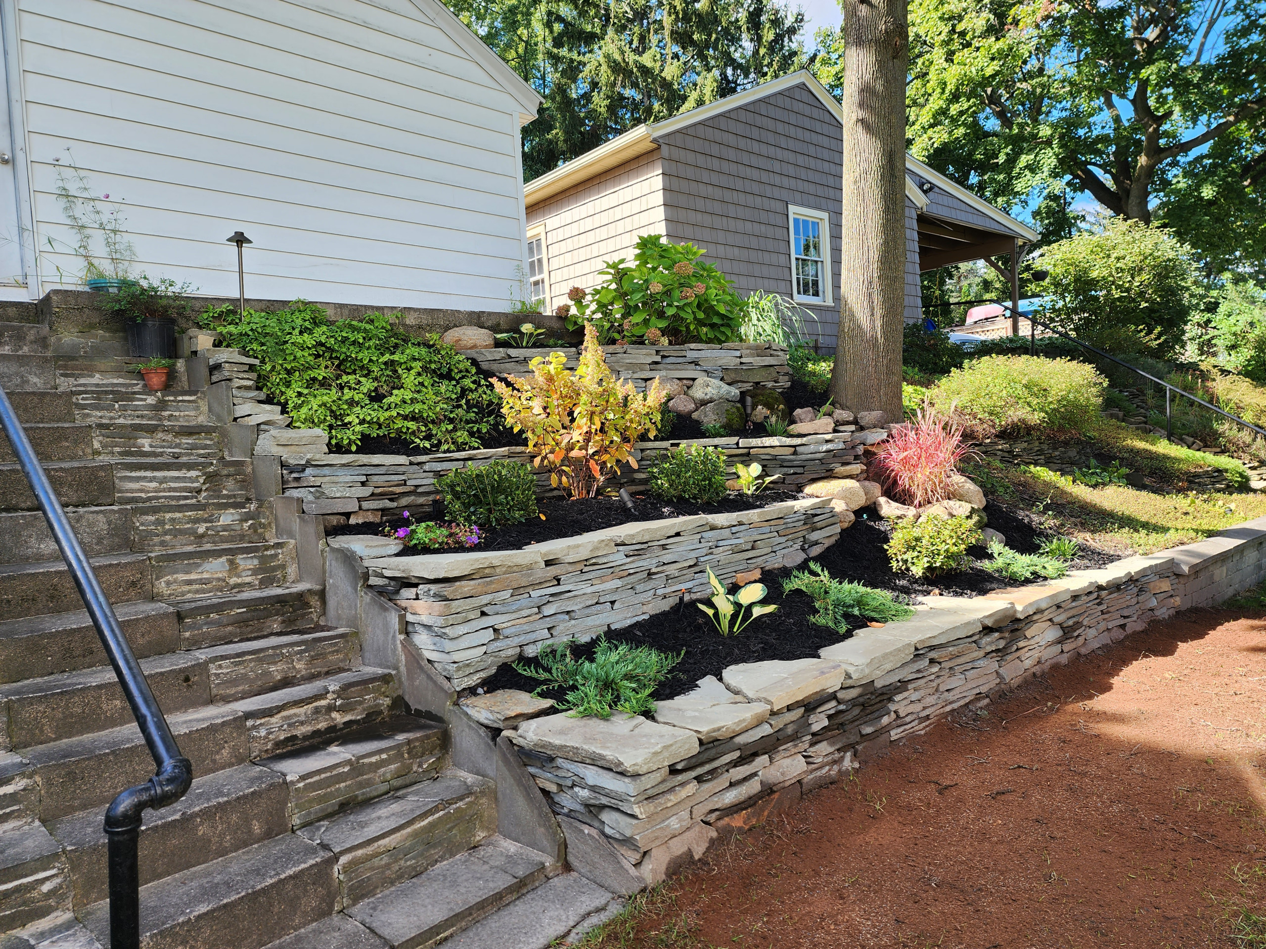 dry stacked wall