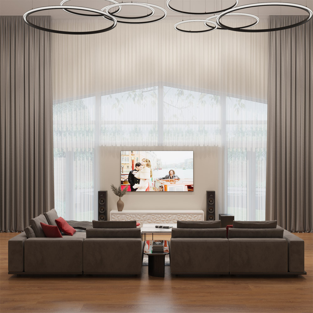 Элегантность гостиной в доме  Юрлово