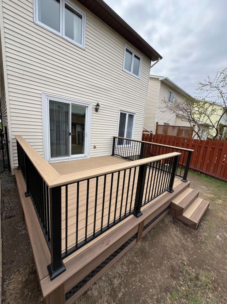 Azek Weathered Teak and English Walnut pvc