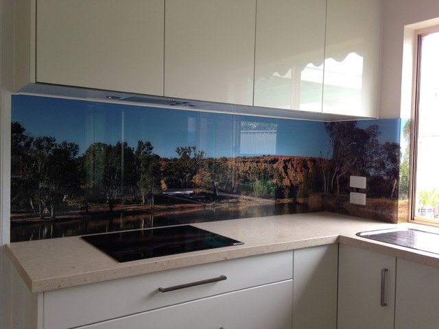 Landscape Splashbacks Modern iKitcheni iAdelaidei by 