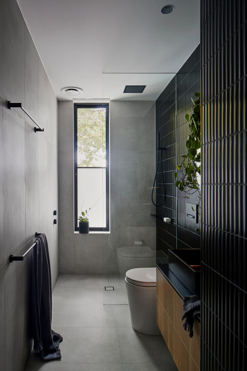 Monochrome Elegance: Black Wall Tiles Redefining Style