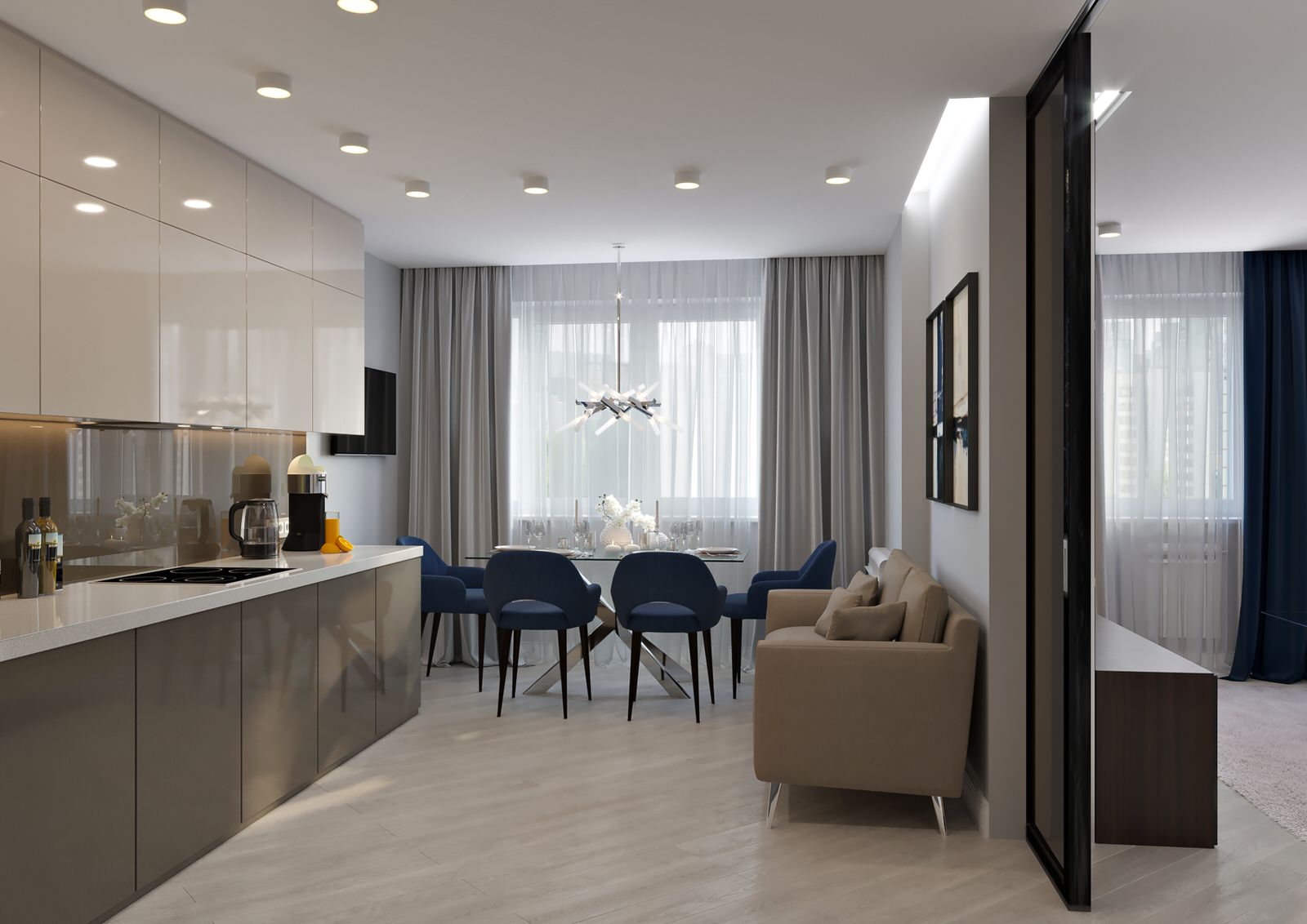 Квартира 95 кв. м на Парковой