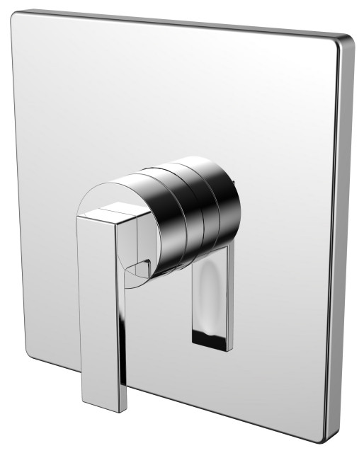 Lura Shower Valve Trim With Lever Handle Modern Tub And Shower