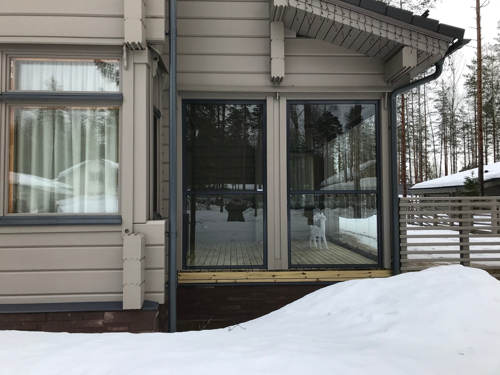 Финское остекление дома HONKA