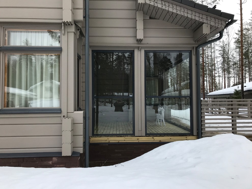 Финское остекление дома HONKA