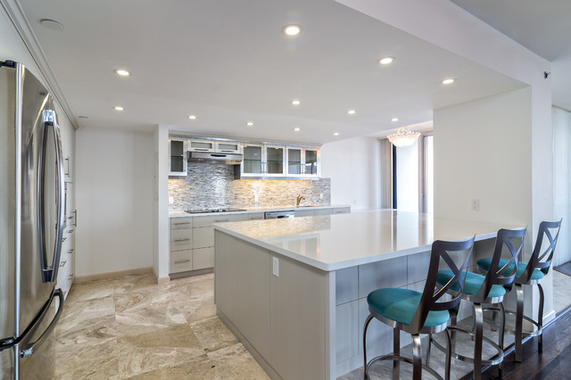 West Palm Contemporary Kitchen Remodel contemporary-kitchen