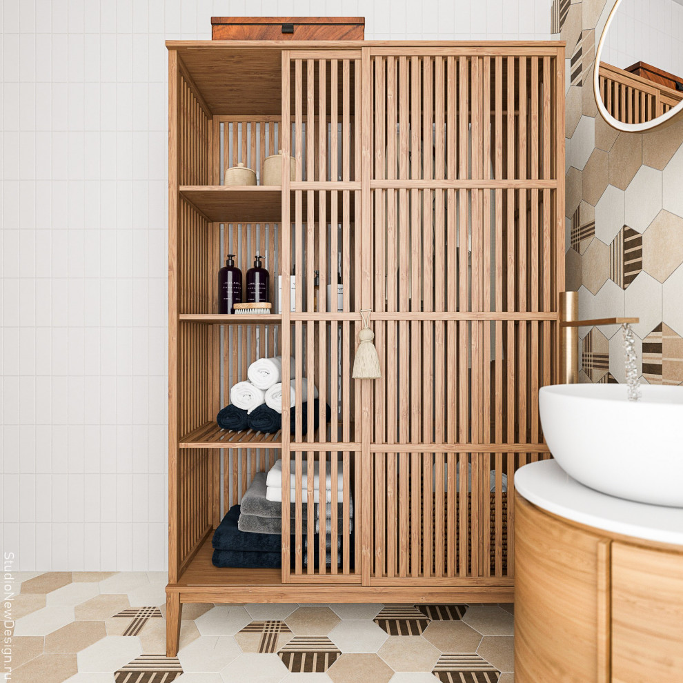 Ванная в стиле джапанди