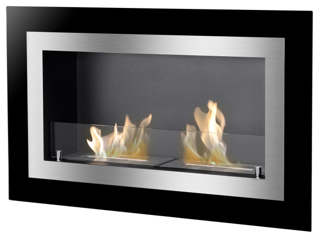 Recessed Wall Ventless Bio Ethanol Fireplace - Villa | Ignis ...