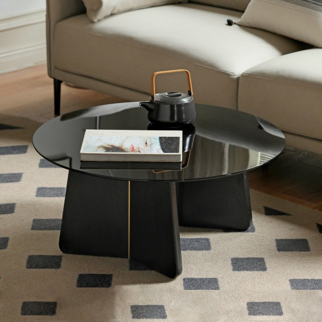 Oak Solid Wood Coffee Table - Modern - Coffee Tables - by GVAwood | Houzz