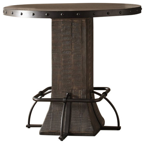 Jennings Round Counter Height Dining Table Indoor Pub Jennings Round Counter Height Dining Table Indoor Pub And Bistro Tables By Homesquare