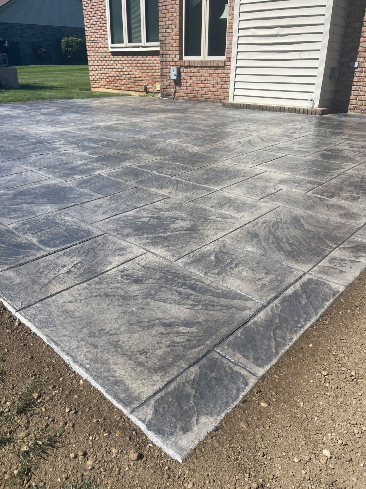 Patio Demo and Re-pour (Stamped)