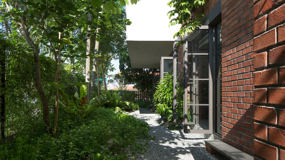 Photo of a modern garden in Singapore.