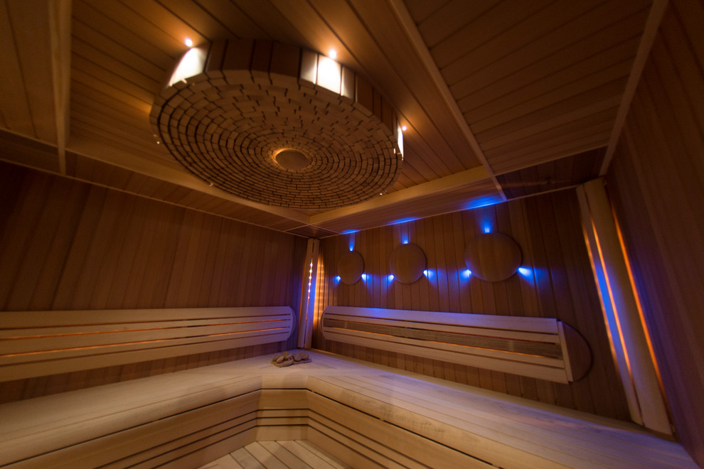 Интерьер бани-спа в Бенилюксе