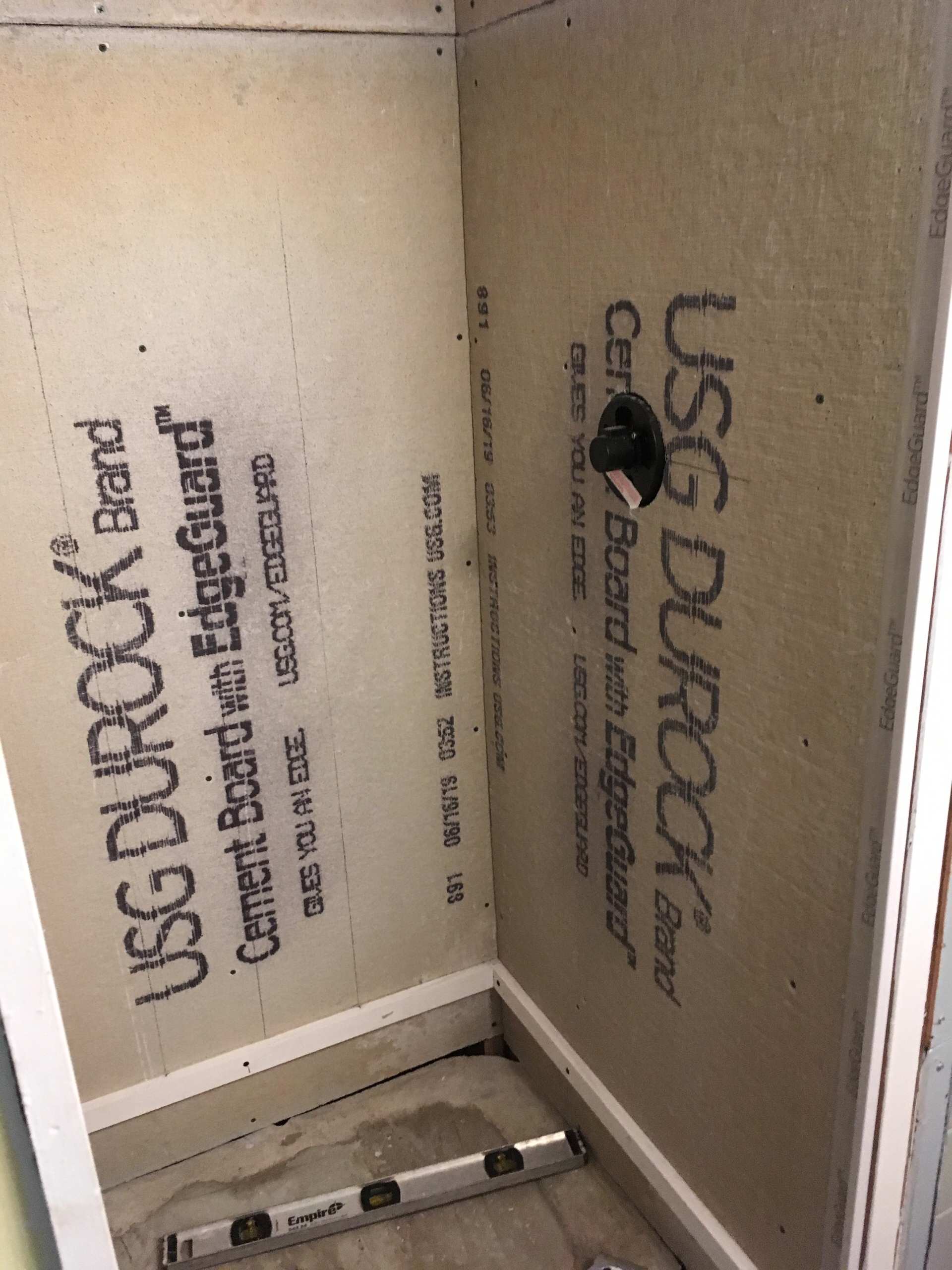 Shower stall renovation