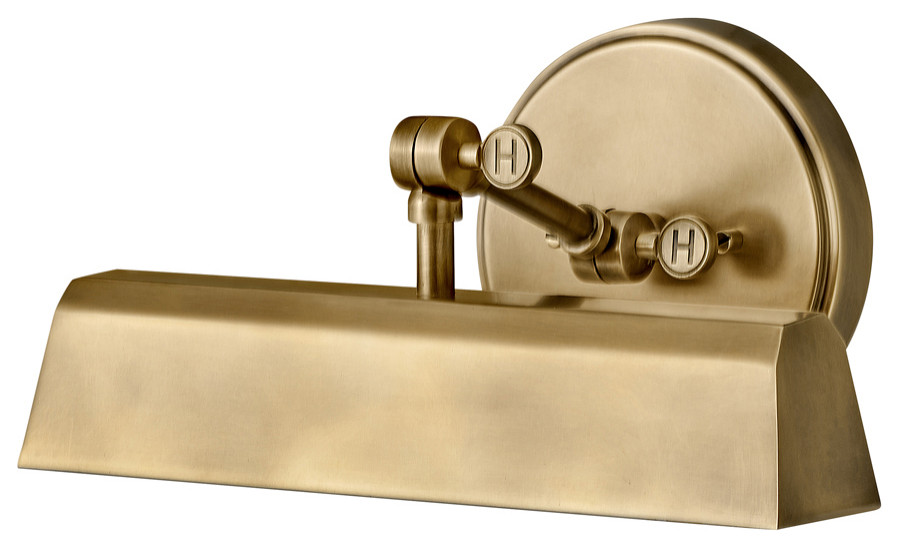 Hinkley Arti 6" Small Adjustable Accent Light, Heritage Brass