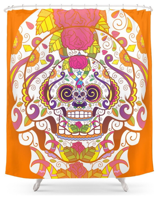 Sugar Skulls Shower Curtain