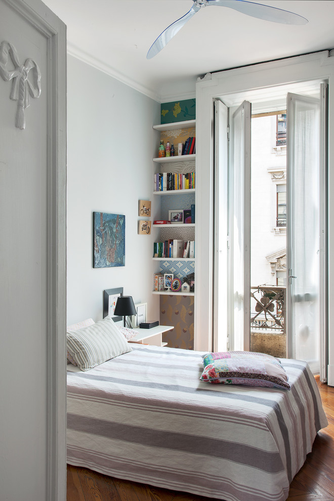 Inspiration for an eclectic bedroom in Milan.