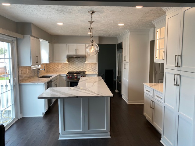 Transitional Updated White & Gray Kitchen