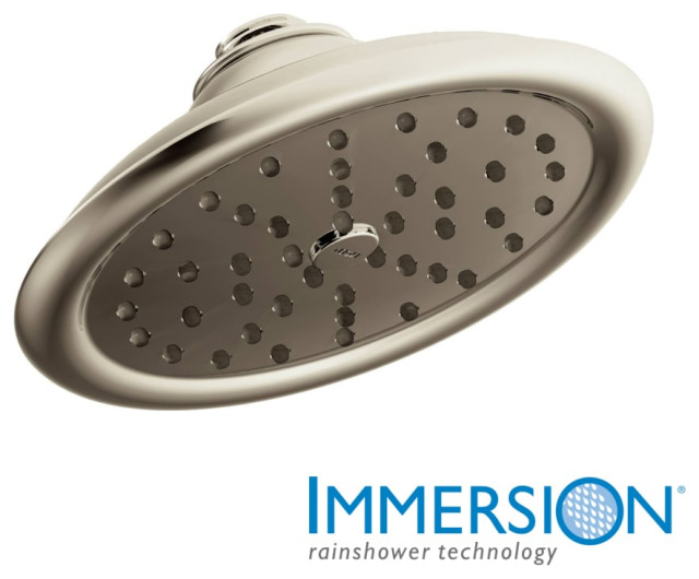 2.5 Gpm Single Function Rain Shower Head With Immersion Technology