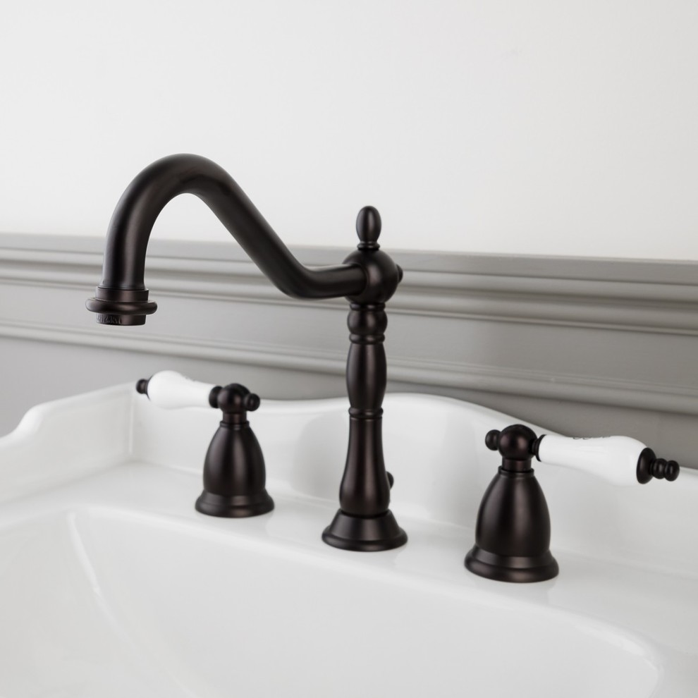 Victorian Widespread Bathroom Sink Faucet