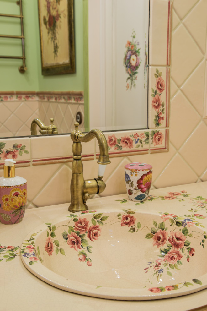 Интерьер гостевого дома в стиле Прованс. Интерьер бассейна (150 кв м)