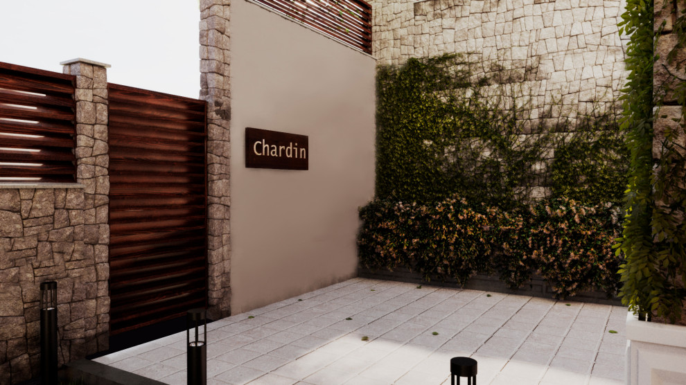 Реновация эстерьера частного отеля