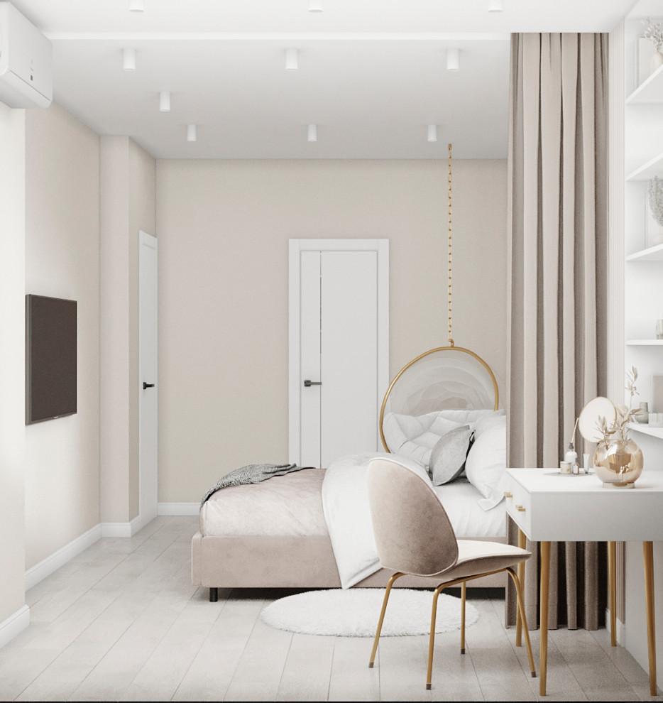 Квартира с гостиной с элементами ар-деко в современной интерпретации