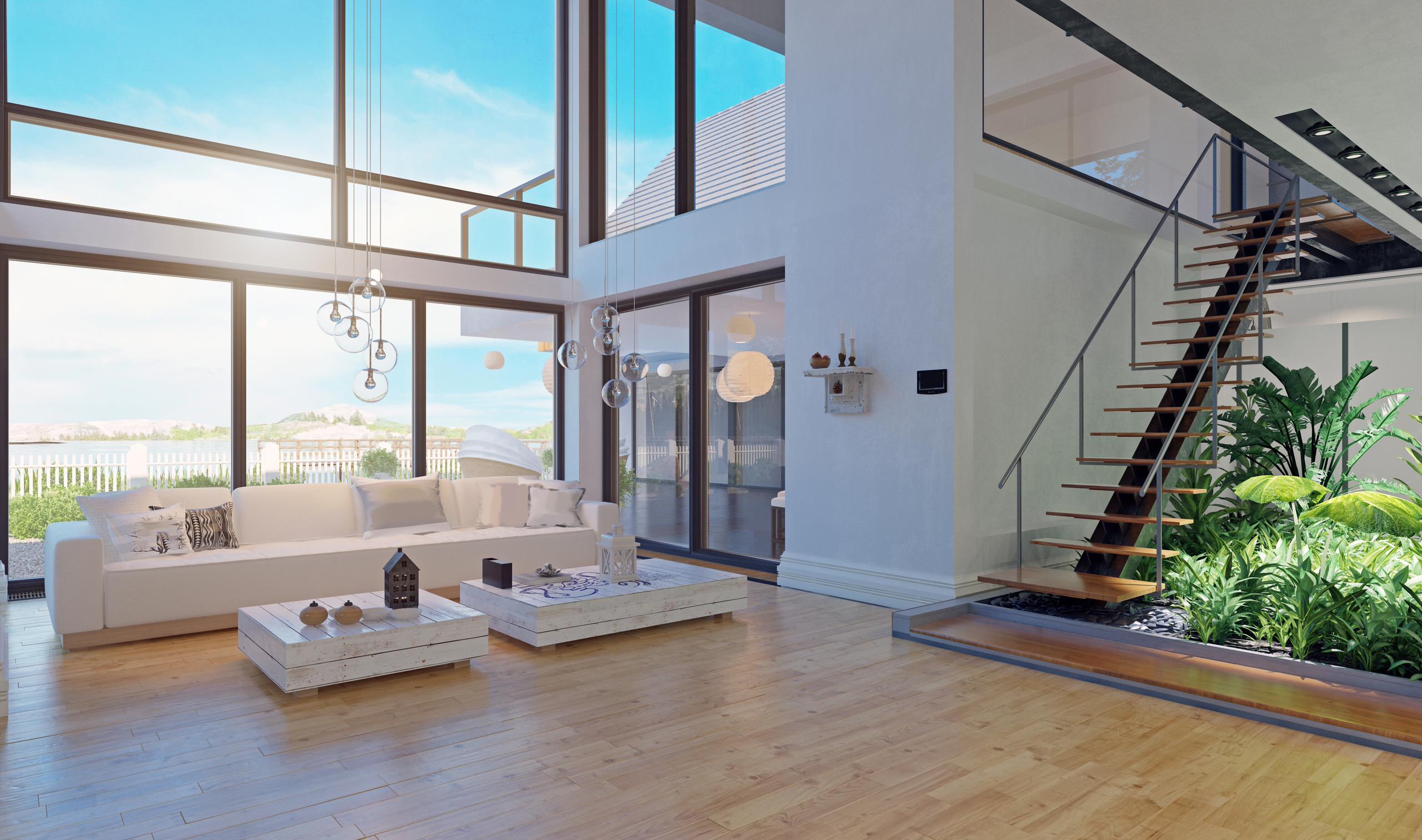Example of a living room design in Seattle