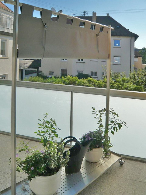 Windschutz und Sichtschutz contemporaneo-terraza-y-balcon