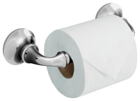 KOHLER K-11374-CP Sculpted Toilet Paper Holder