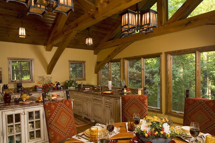 Inspiration for a rustic kitchen remodel in DC Metro