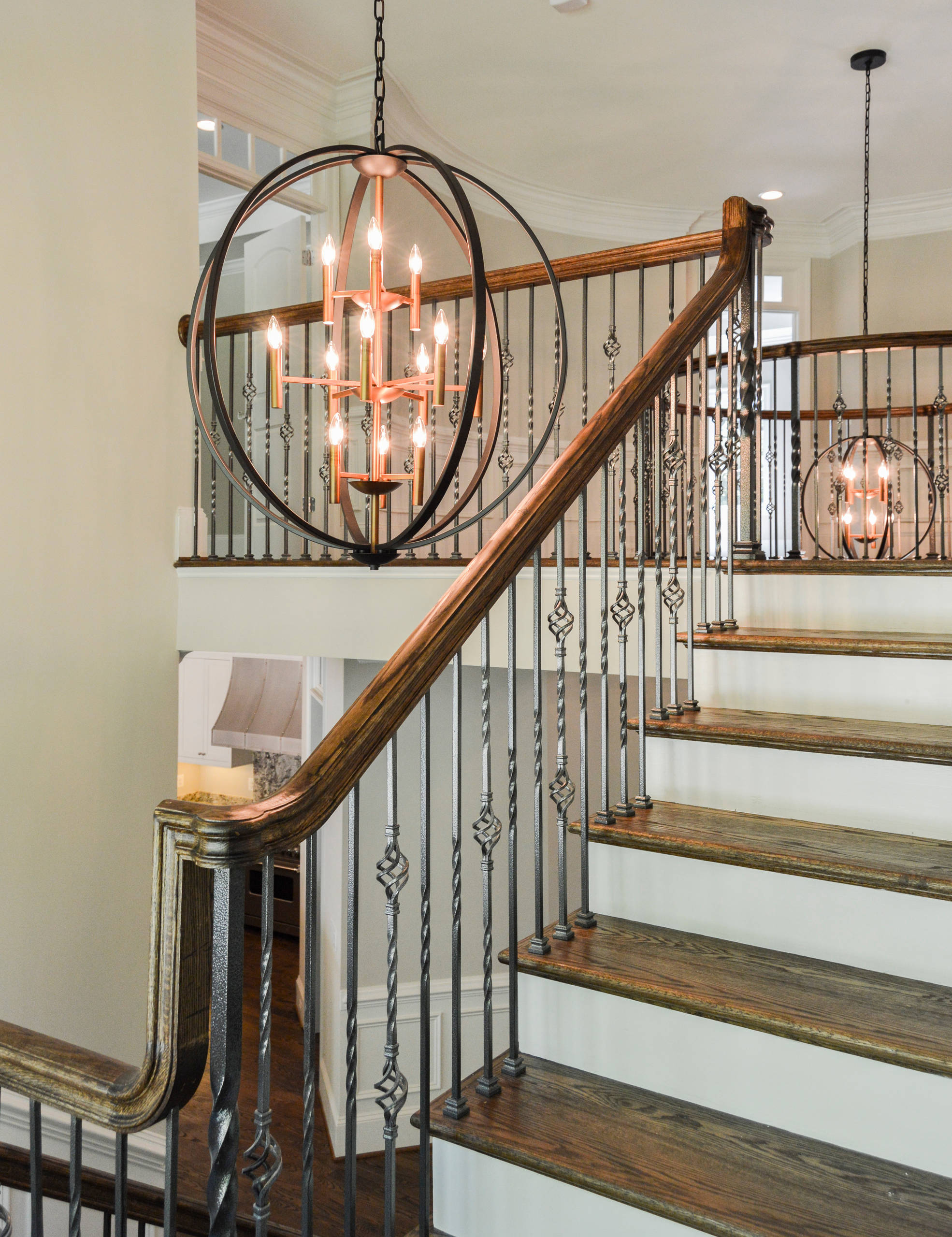 38_European Style Circular Balcony and Multi-level Staircase, Middleburg, VA 201