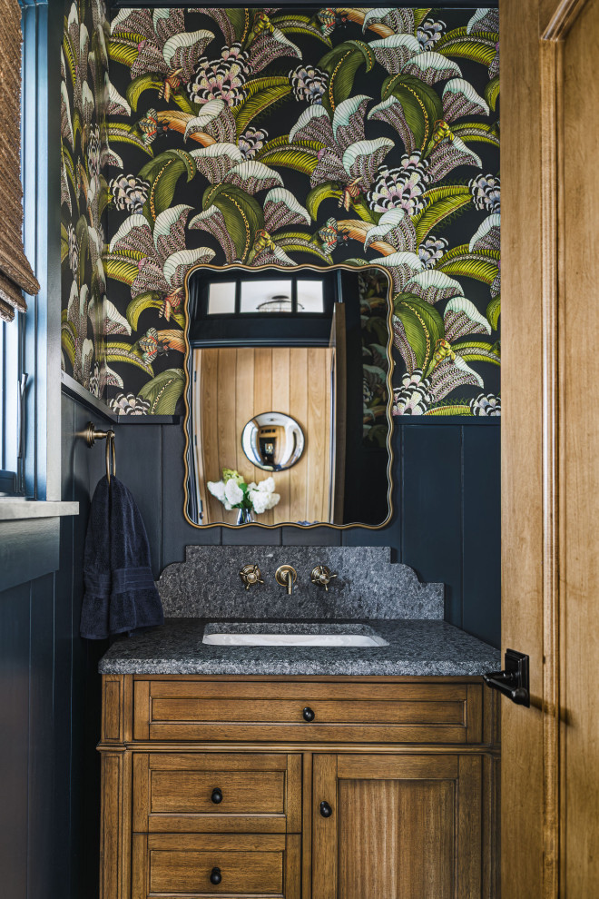 Davidson Village Charmer - Farmhouse - Powder Room - Charlotte - by ...